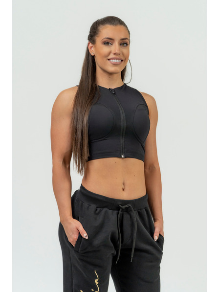 Nebbia NEBBIA Női magas támasztású Crop Top INTENSE Mesh 842 Nebbia Nebbia