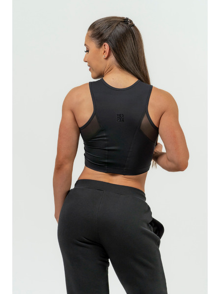 Nebbia NEBBIA Női magas támasztású Crop Top INTENSE Mesh 842 Nebbia Nebbia
