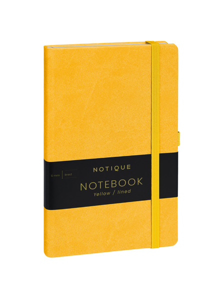 NOTIQUE NOTIQUE Notes Sárga, bélelt, 13 x 21 cm