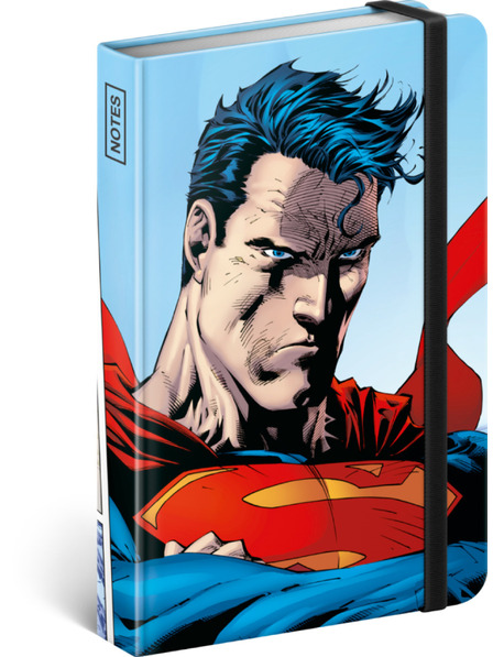 NOTIQUE NOTIQUE Notes Superman - World Hero, bélelt, 11 x 16 cm