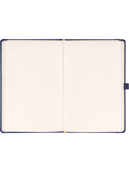 NOTIQUE NOTIQUE Notes Balacron, sötétkék, pöttyös, 15 x 21 cm
