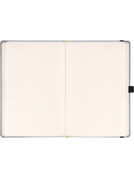 NOTIQUE NOTIQUE Notes Balacron, ezüst, pöttyös, 15 x 21 cm