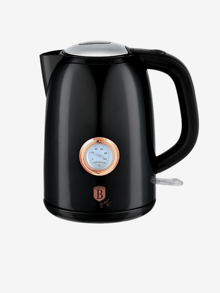 Berlingerhaus Elektromos vízforraló 1,7 L hőmérővel Black Rose Collection BERLINGERHAUS