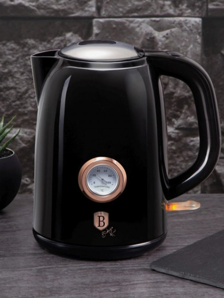 Berlingerhaus Elektromos vízforraló 1,7 L hőmérővel Black Rose Collection BERLINGERHAUS