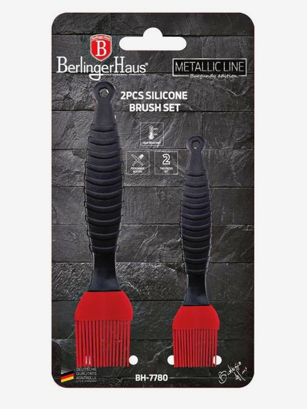Berlingerhaus Szilikon keverőtál készlet 2 db Burgundy Metallic Line BERLINGERHAUS
