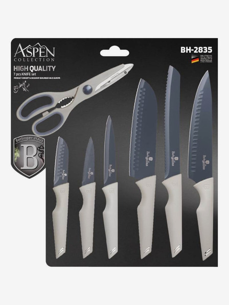 Berlingerhaus 7 darabos tapadásmentes késkészlet BERLINGERHAUS Aspen kollekció