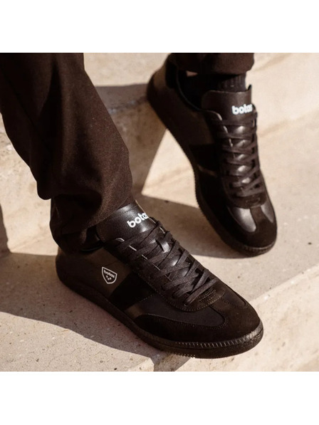 BOTAS *** Botas Iconic Dark női bőr tornacipő / edzőcipő fekete