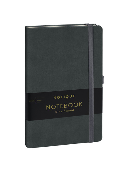 NOTIQUE NOTIQUE Notes Szürke, bélelt, 13 x 21 cm