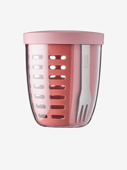 Mepal Rózsaszín snack doboz szűrővel Mepal Ellipse 600 ml Mepal Ellipse 600 ml