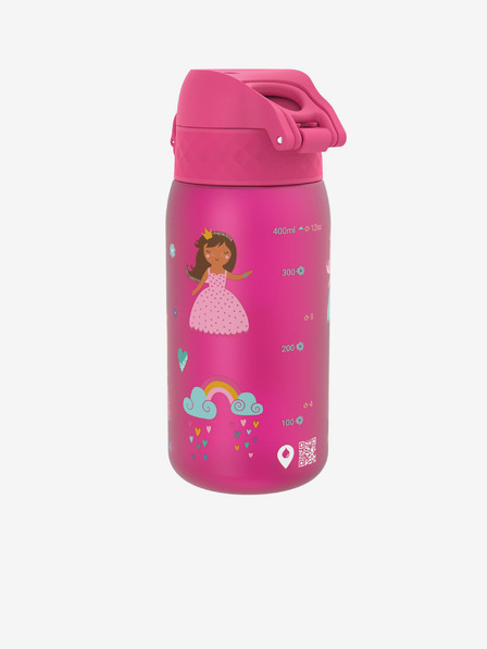 ION8 Rózsaszín mintás Ion8 Leak Proof Hercegnő lány palack 350 ml