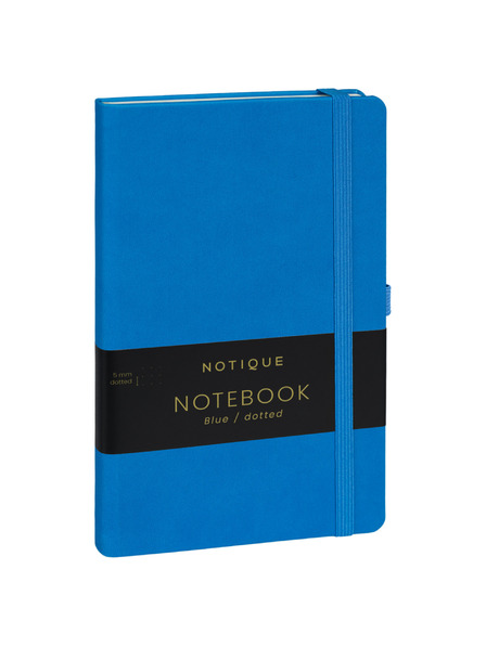 NOTIQUE NOTIQUE Notes Kék, pöttyös, 13 x 21 cm