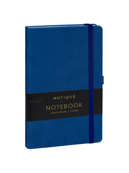 NOTIQUE NOTIQUE Notes Sötétkék, bélelt, 13 x 21 cm