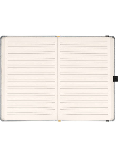 NOTIQUE NOTIQUE Notes Balacron, ezüst, bélelt, 15 x 21 cm