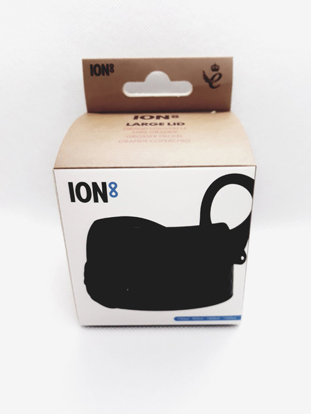 ION8 Fekete csere kupak Ion8 Leak Proof palackhoz (750-1200 ml)