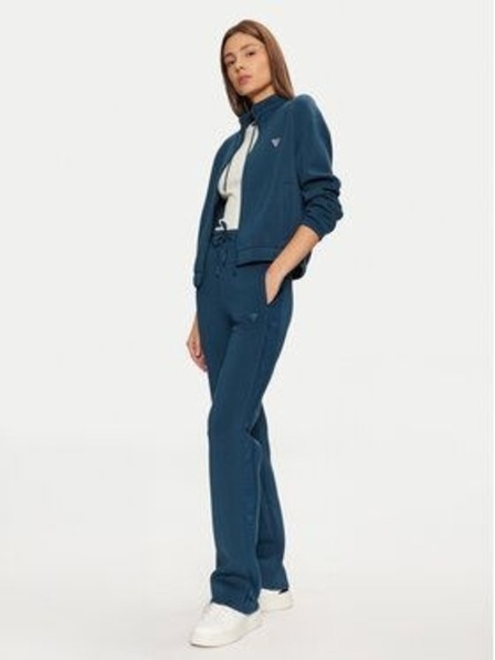 Guess Jeans Guess jeans női kék oldallogós melegítőnadrág