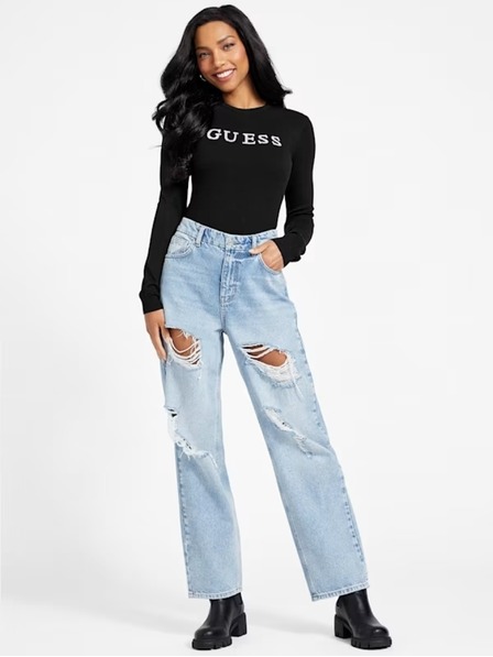 Guess Jeans Guess jeans fekete férfi pulóver jblk