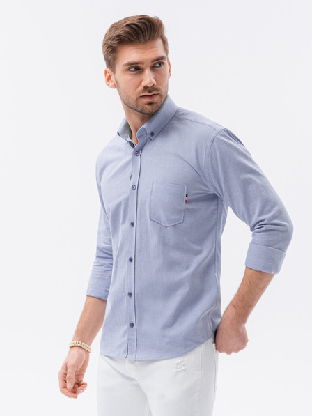 Ombre Clothing Világoskék férfi ing Ombre Clothing K643