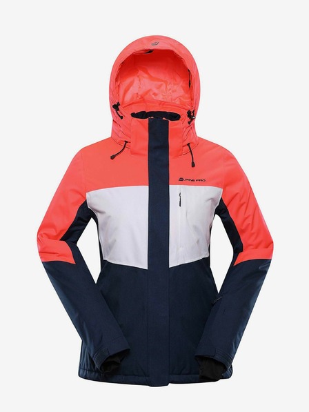 ALPINE PRO Narancssárga és kék női Alpine Pro SARDARA 5 síelős dzseki