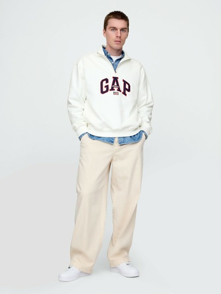 GAP Oversize pulóver logóval Americana GAP