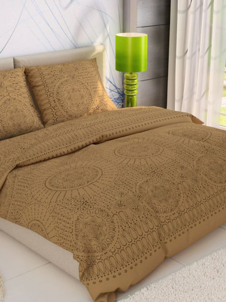 Kvalitex Francia pamut ágynemű DELUX 200x200, 70x90cm MERIT arany