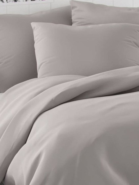 Kvalitex LUXURY COLLECTION szatén ágyneműhuzat 140x220, 70x90cm világosszürke
