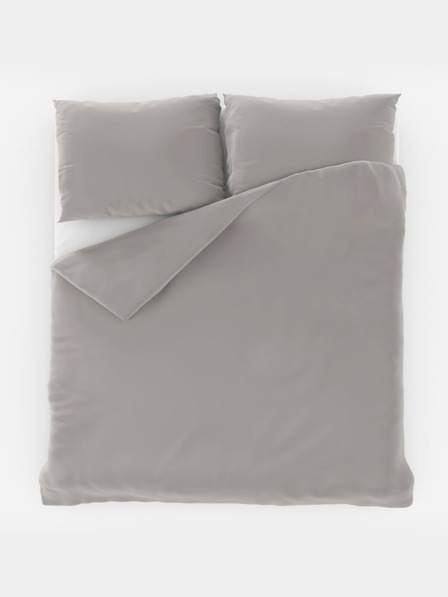 Kvalitex LUXURY COLLECTION szatén ágyneműhuzat 140x220, 70x90cm világosszürke