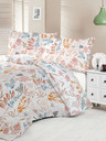 Kvalitex Luxury Collection szatén francia ágyneműhuzat 1+2, 220x200, 70x90cm Coral garden Kvalitex