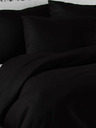 Kvalitex Luxury Collection szatén francia ágyneműhuzat 1+2, 200x200, 70x90cm fekete
