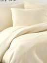 Kvalitex LUXURY COLLECTION szatén francia ágyneműhuzat 1+2, 200x200, 70x90cm törtfehér