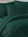 Kvalitex Szatén ágynemű LUXURY COLLECTION 140x200, 70x90cm sötétzöld
