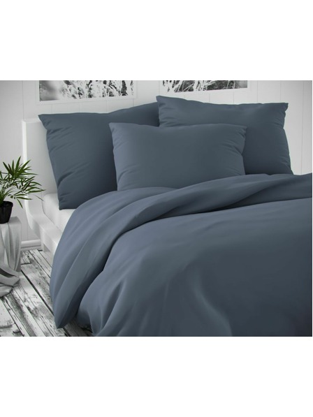 Kvalitex Szatén ágynemű Luxury Collection 140x200, 70x90cm sötétszürke Kvalitex