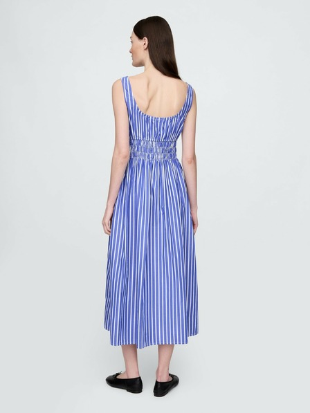 GAP Poplin midi ruha zsebekkel GAP