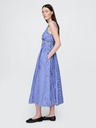 GAP Poplin midi ruha zsebekkel GAP