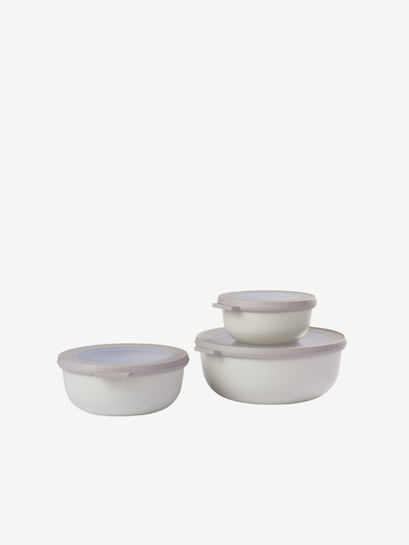 Mepal Fehér Mepal Cirqula tálak Nordic White (3 db)