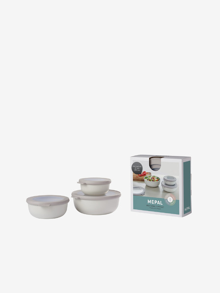 Mepal Fehér Mepal Cirqula tálak Nordic White (3 db)