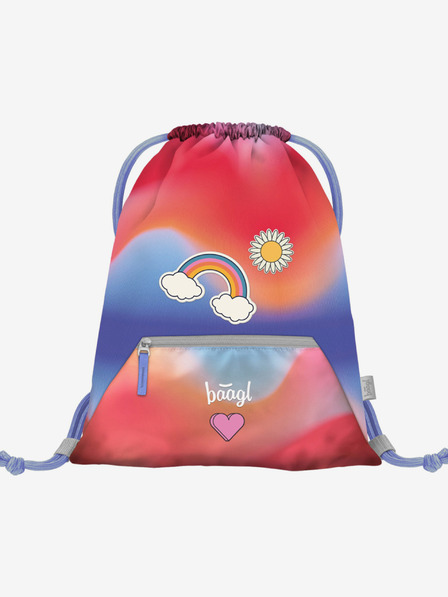 BAAGL  Piros Hippie Baagl táska zsebbel