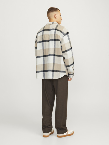 Jack & Jones Jack & Jones férfi bézs színű felsőruházati ing