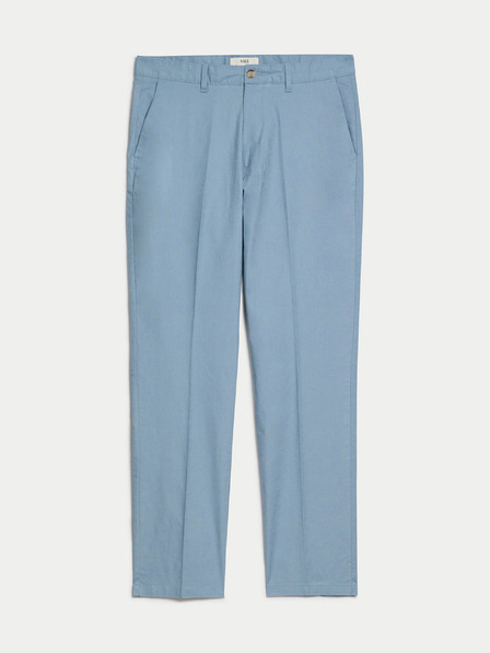 Marks & Spencer Kék férfi chino nadrág vászonnadrággal Marks & Spencer