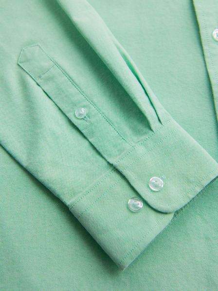 Ombre Clothing Férfi pamut Oxford ing pasztell színekben - menta Ombre Clothing