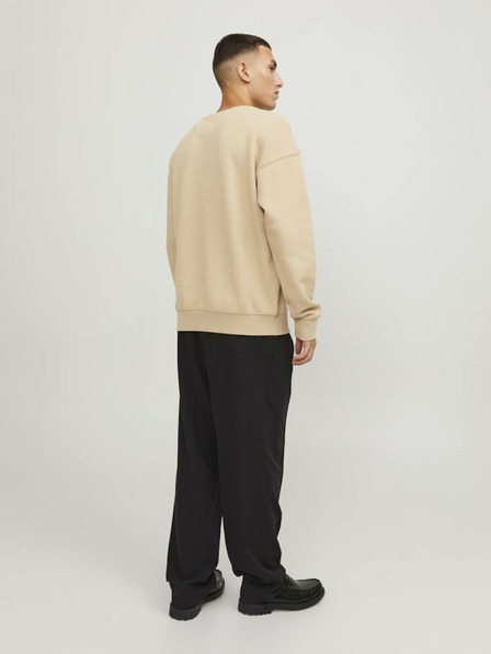 Jack & Jones Jack & Jones férfi bézs színű melegítő pulóver