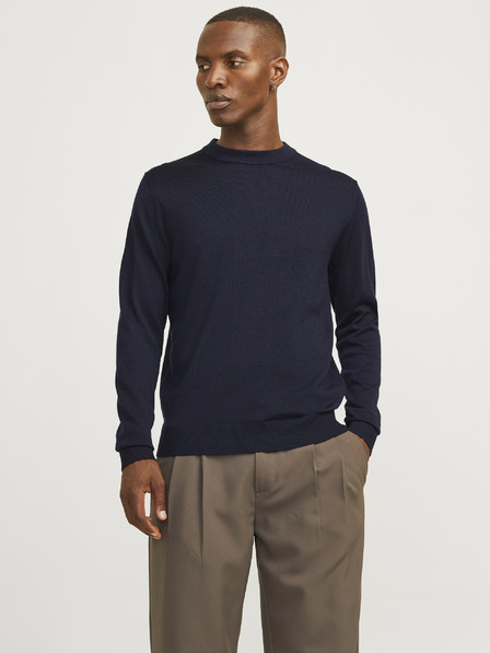 Jack & Jones Sötétkék Jack & Jones férfi pulóver