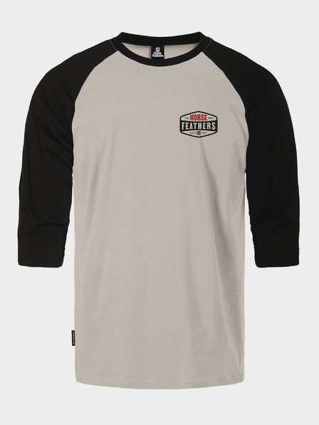 Horsefeathers Póló Hexagon II Raglan - cement méret L HORSEFEATHERS