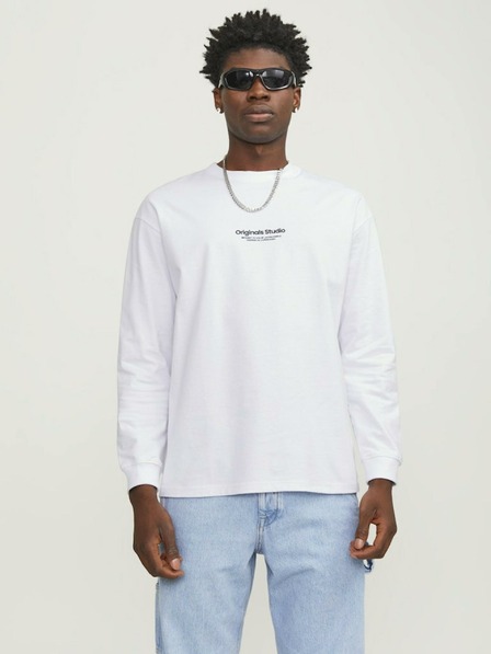 Jack & Jones Fehér Jack & Jones férfi kapucnis pulóver