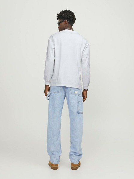 Jack & Jones Fehér Jack & Jones férfi kapucnis pulóver