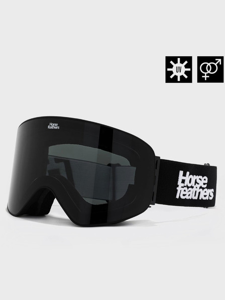 Horsefeathers Snowboard szemüveg Edmond - fekete/füst HORSEFEATHERS