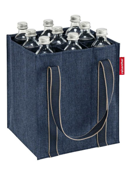 Reisenthel Reisenthel Bottlebag Herringbone sötétkék