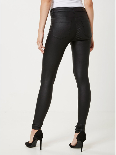 Vero Moda VERO MODA Seven fekete, vékony szabású nadrág