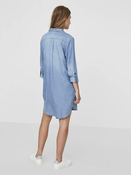 Vero Moda Világoskék farmer ing ruha VERO MODA Silla Silla