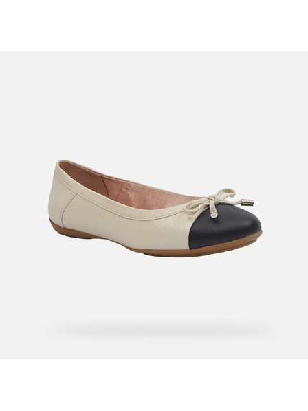 Geox Krémes Geox Charlene női balerina cipő