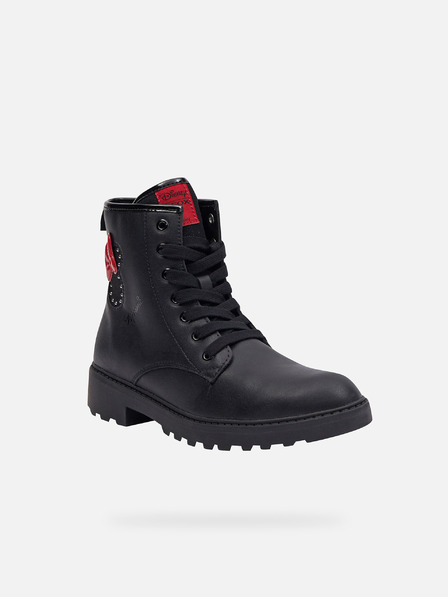 Geox Fekete lány bokacsizma Casey Girl